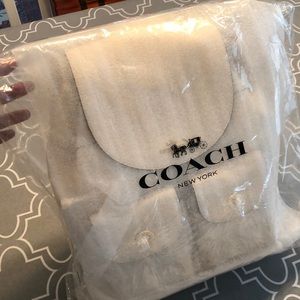 Leather Coach Backpack